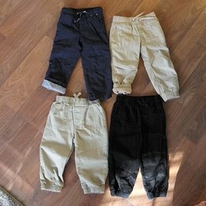 Bundle of 4 toddler joggers